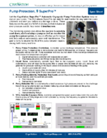 CryoVation – SuperPro Pump Protection SPEC Sheets