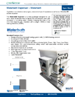 CryoVation – Vaporizers Waterbath SPEC Sheets