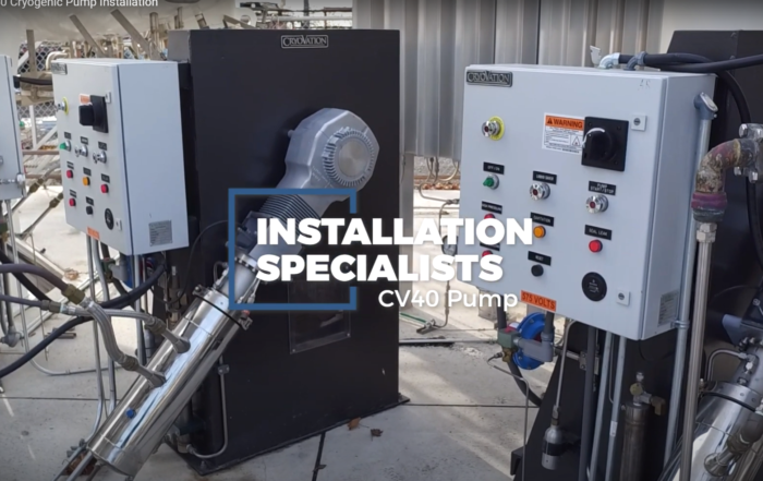 CV40 Pump Installation
