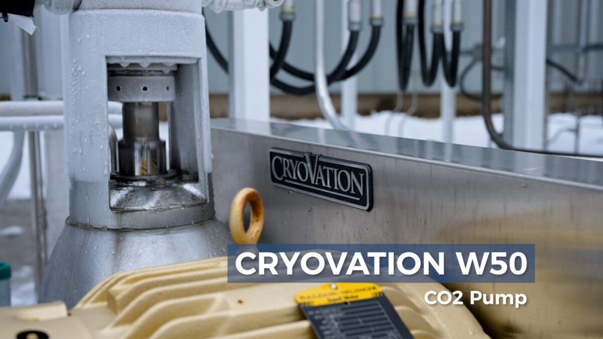 Cryovation co2 Pump